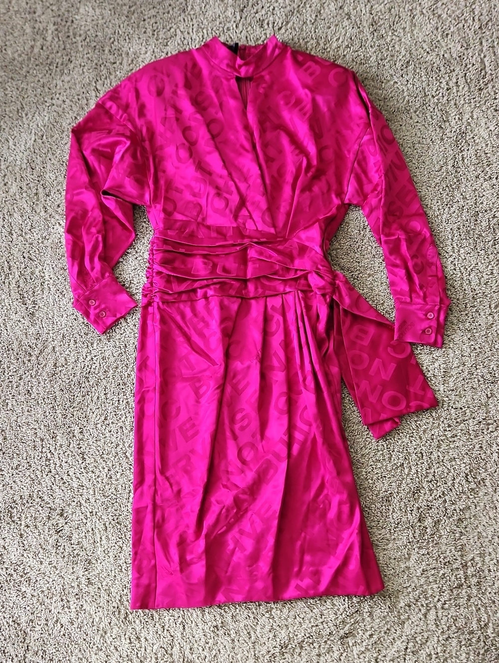 Nwt Moschino Midi Dress Long Sleeve 8